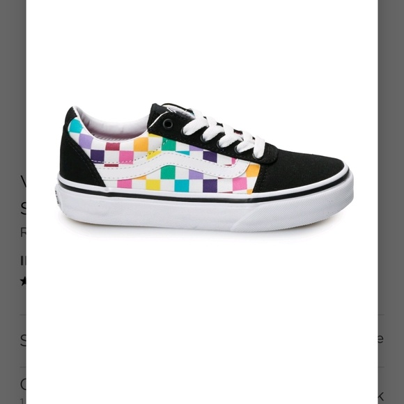 rainbow vans girls